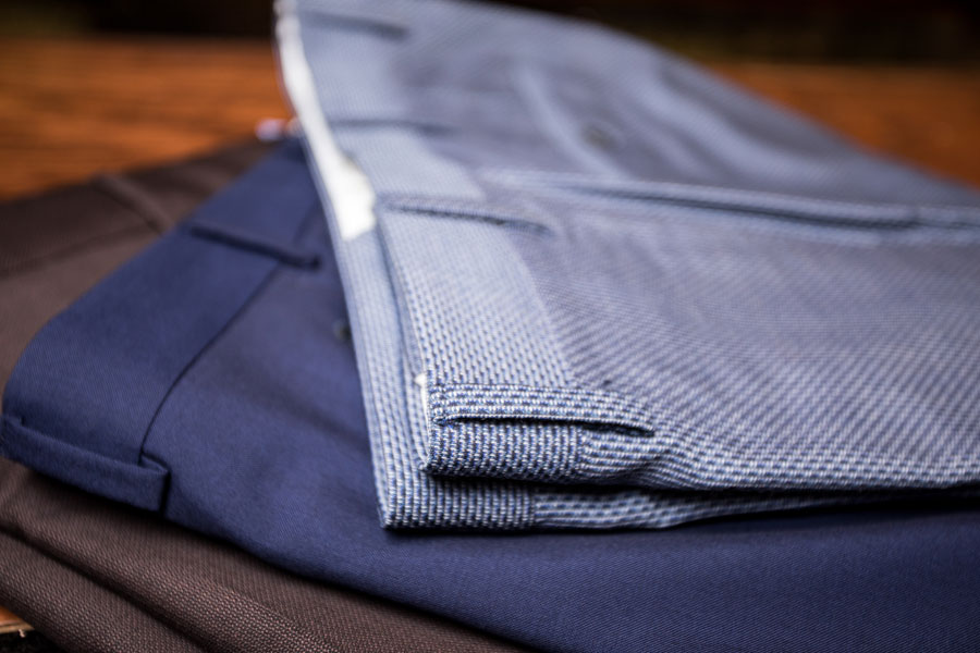Tailored and Custom - custom pants on the table